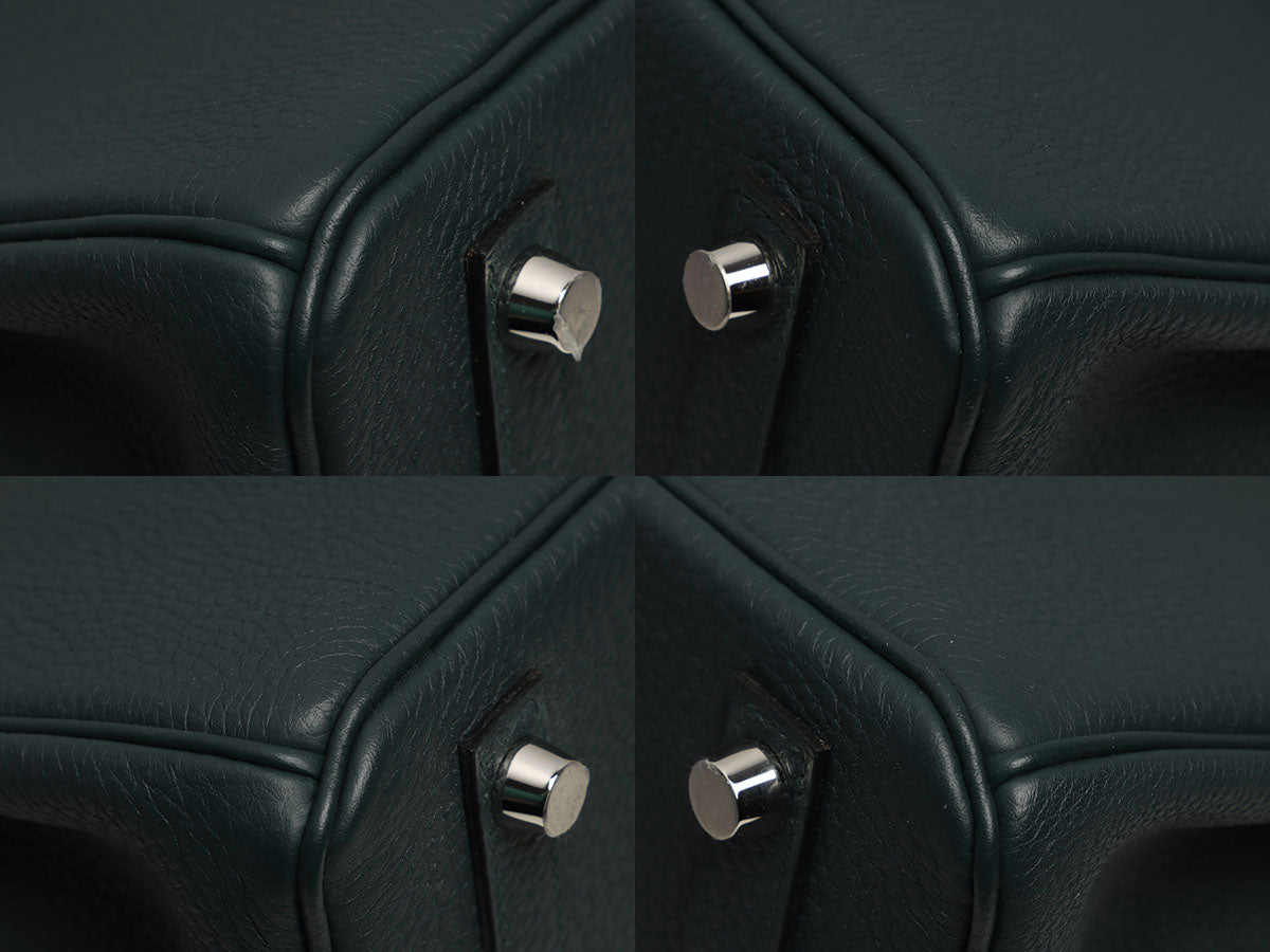 Hermès Vert Cypres Togo Birkin 25 - Image 10