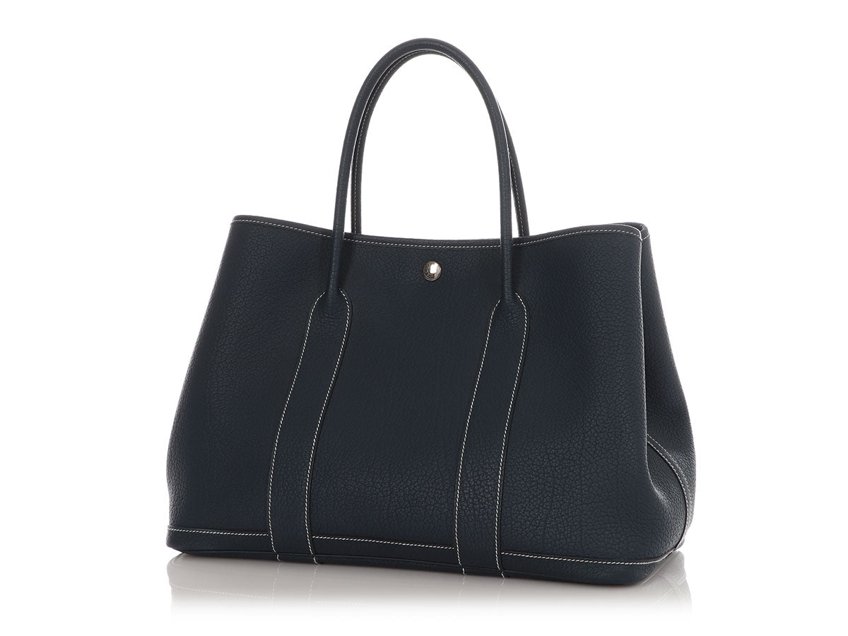 Hermès Bleu de Prusse Negonda Garden Party 36 Tissage Twill Quadrige - Image 2