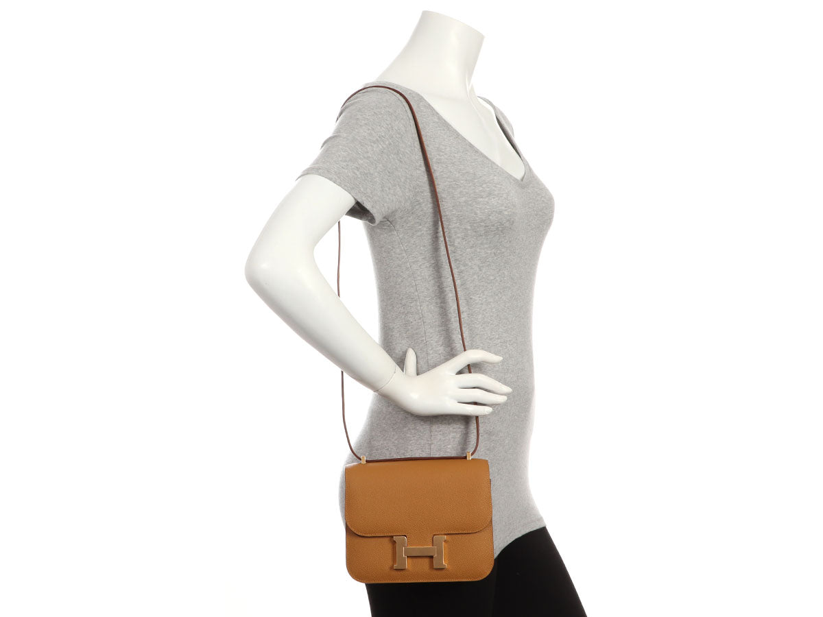 Hermès Sesame Epsom Mirror Constance 18 - Image 11