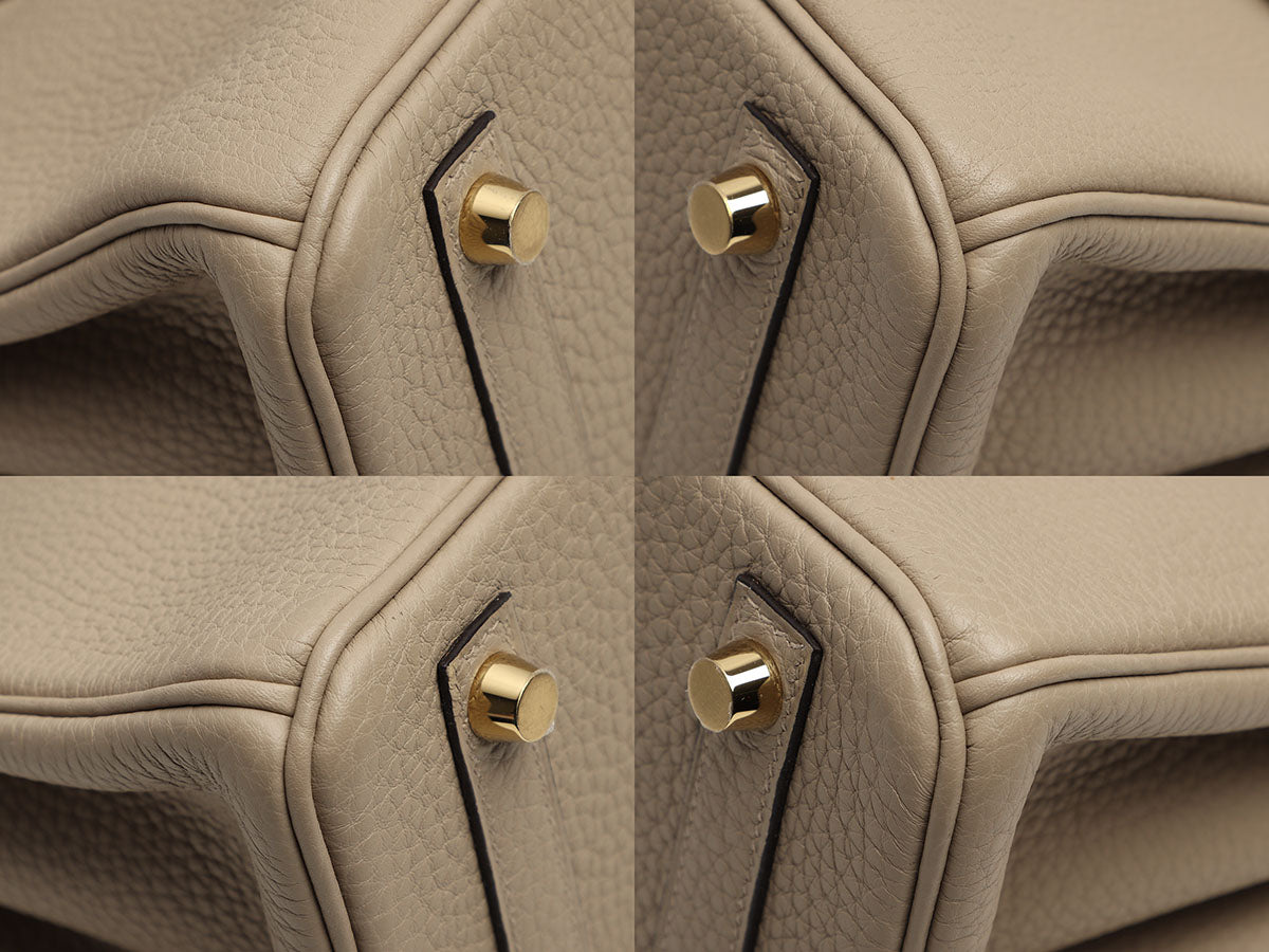 Hermès Gris Tourterelle Togo Birkin 25 - Image 9