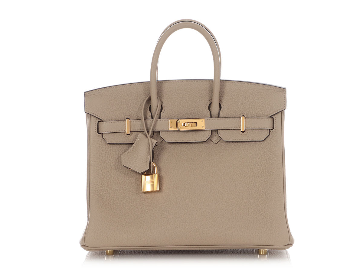 Hermès Gris Tourterelle Togo Birkin 25 - Image 2