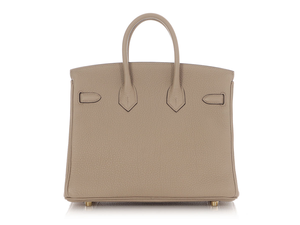 Hermès Gris Tourterelle Togo Birkin 25 - Image 5