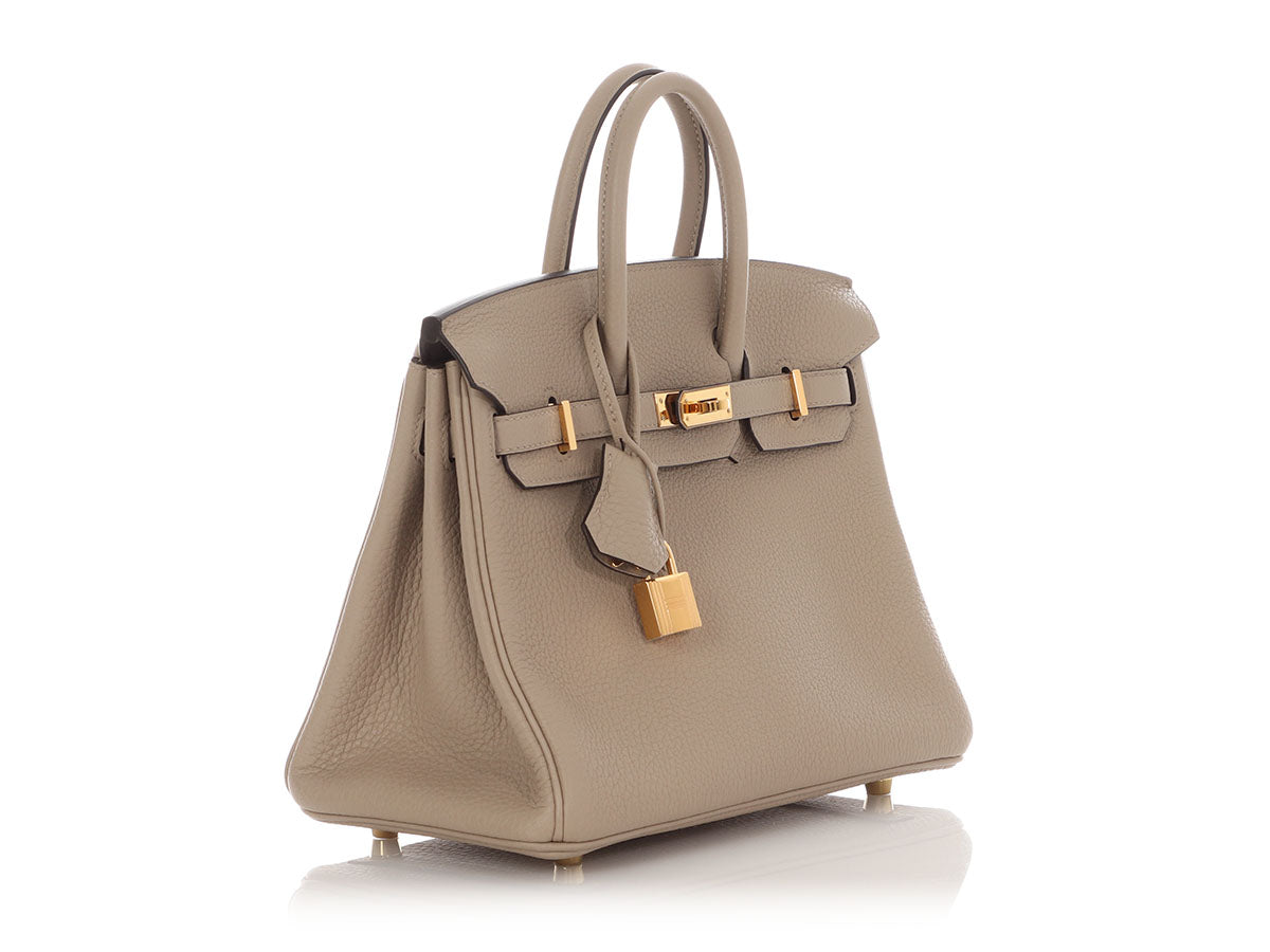 Hermès Gris Tourterelle Togo Birkin 25 - Image 6