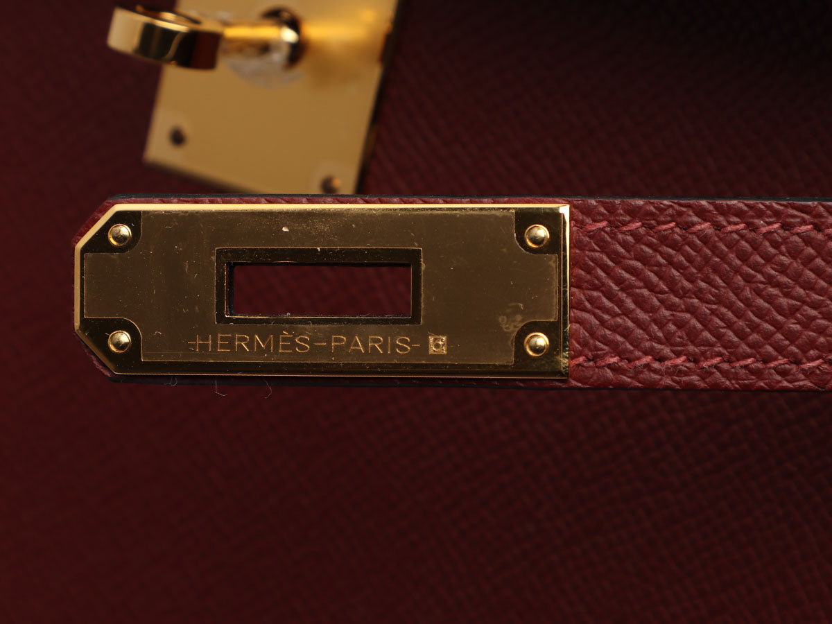 Hermès Rouge H Epsom Kelly 28 - Image 10