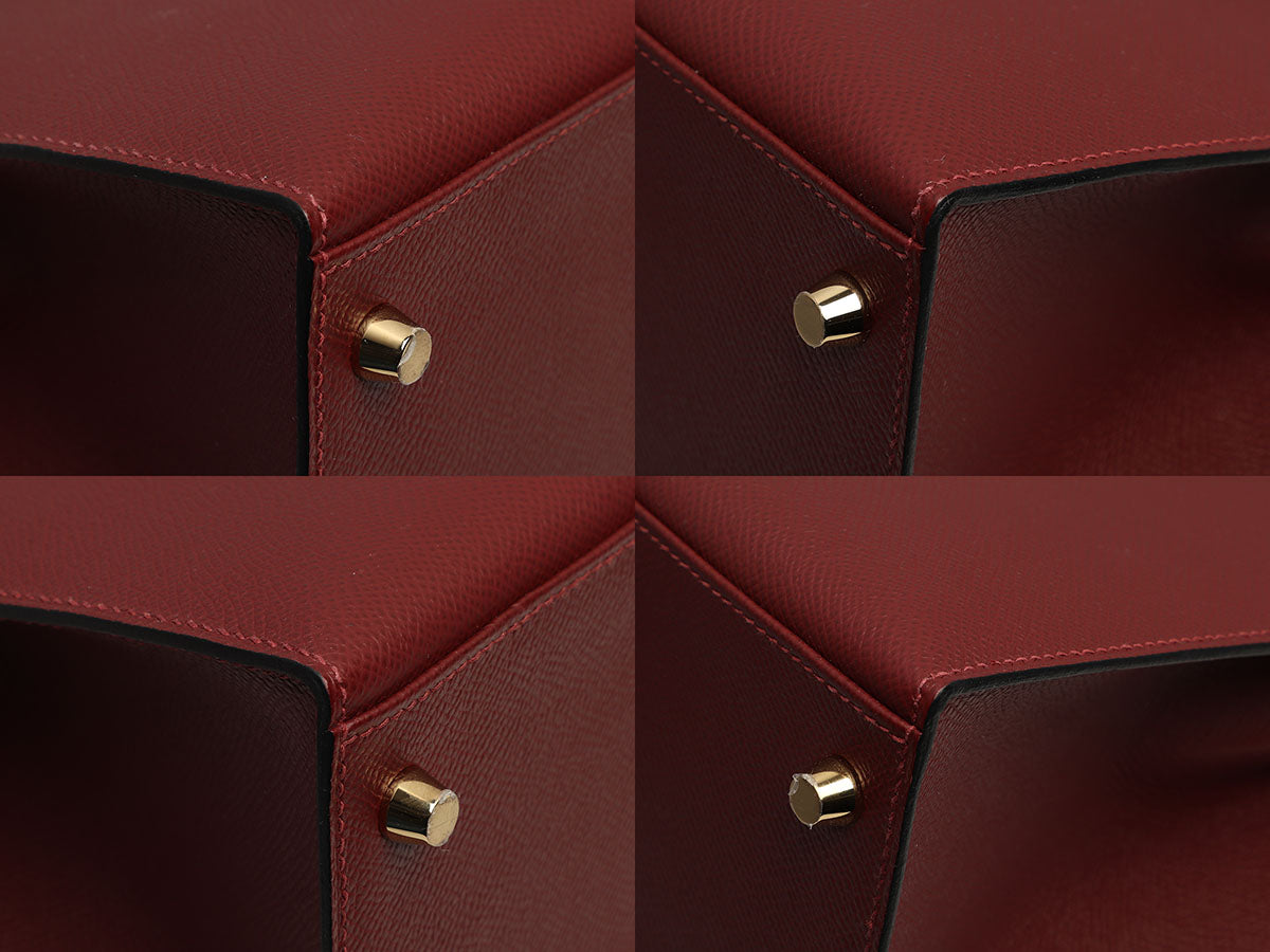 Hermès Rouge H Epsom Kelly 28 - Image 11
