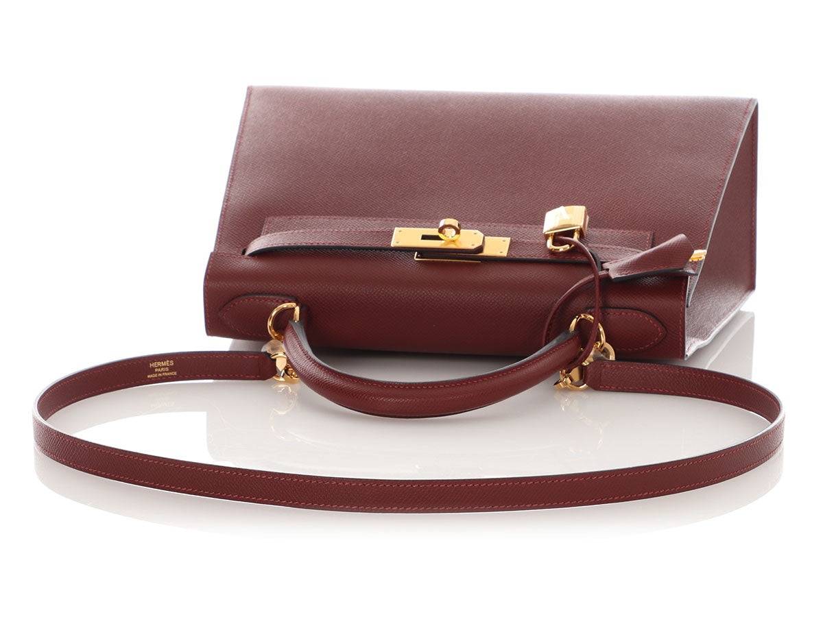 Hermès Rouge H Epsom Kelly 28 - Image 8