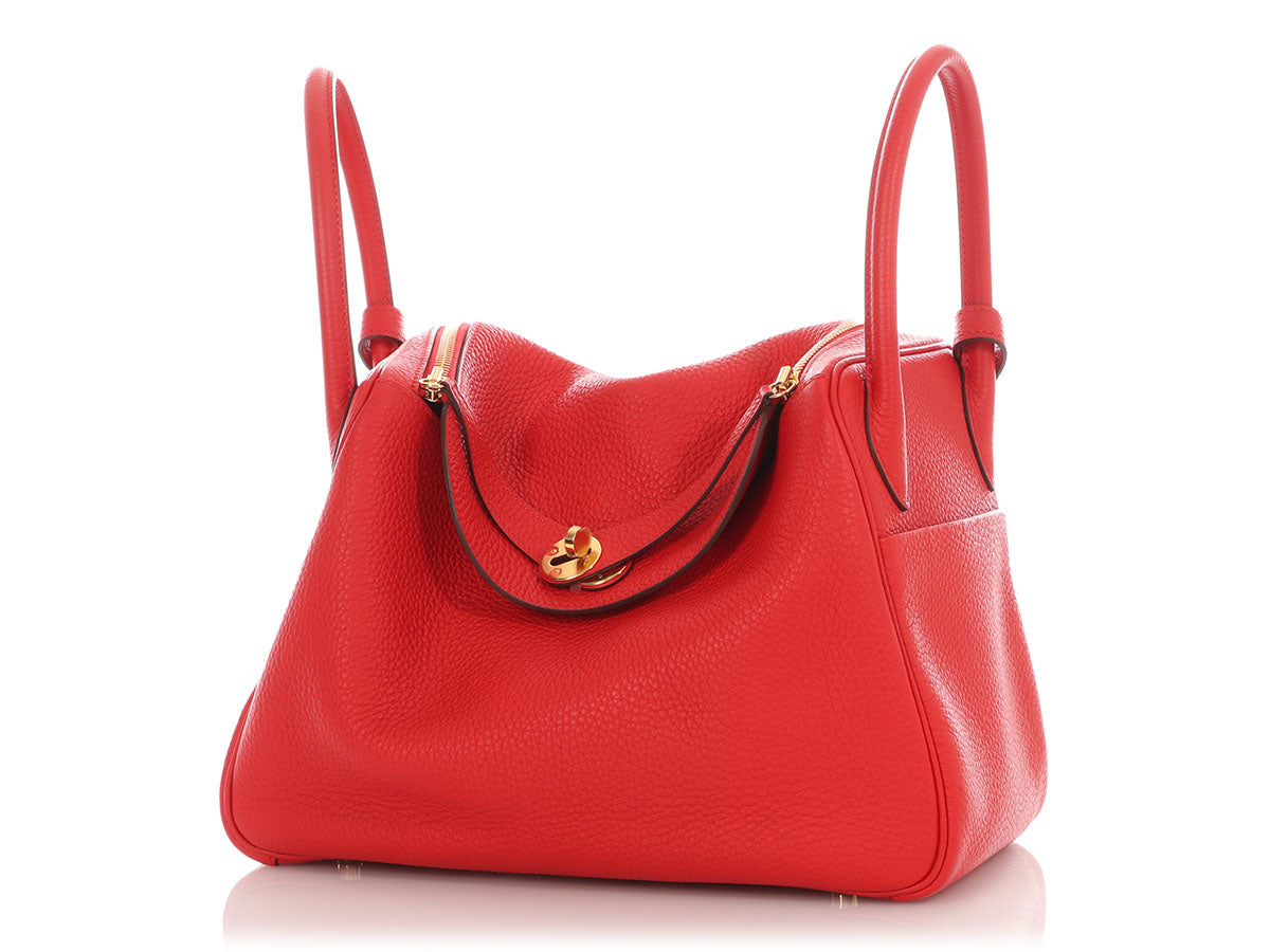Hermès Rouge de Coeur Clémence Lindy 30 - Image 2