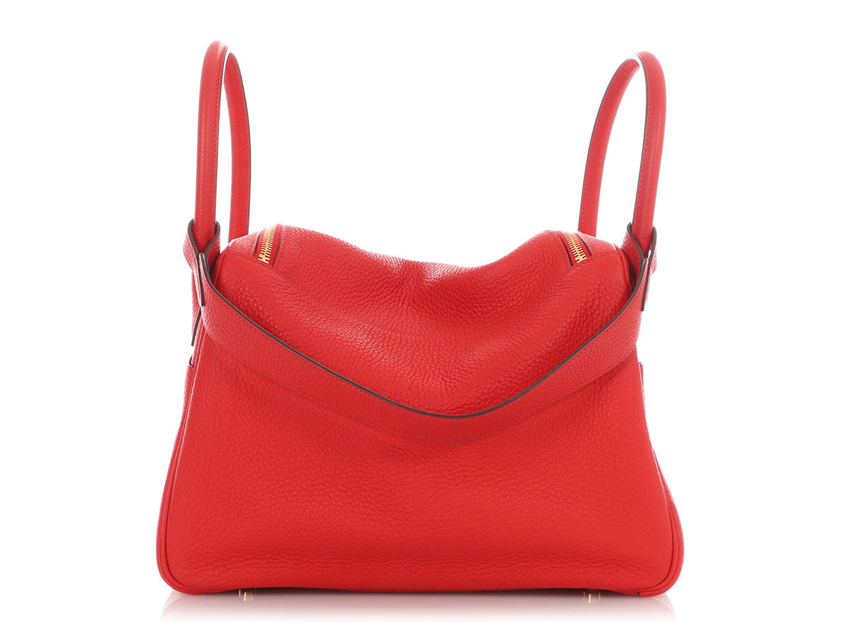 Hermès Rouge de Coeur Clémence Lindy 30 - Image 4