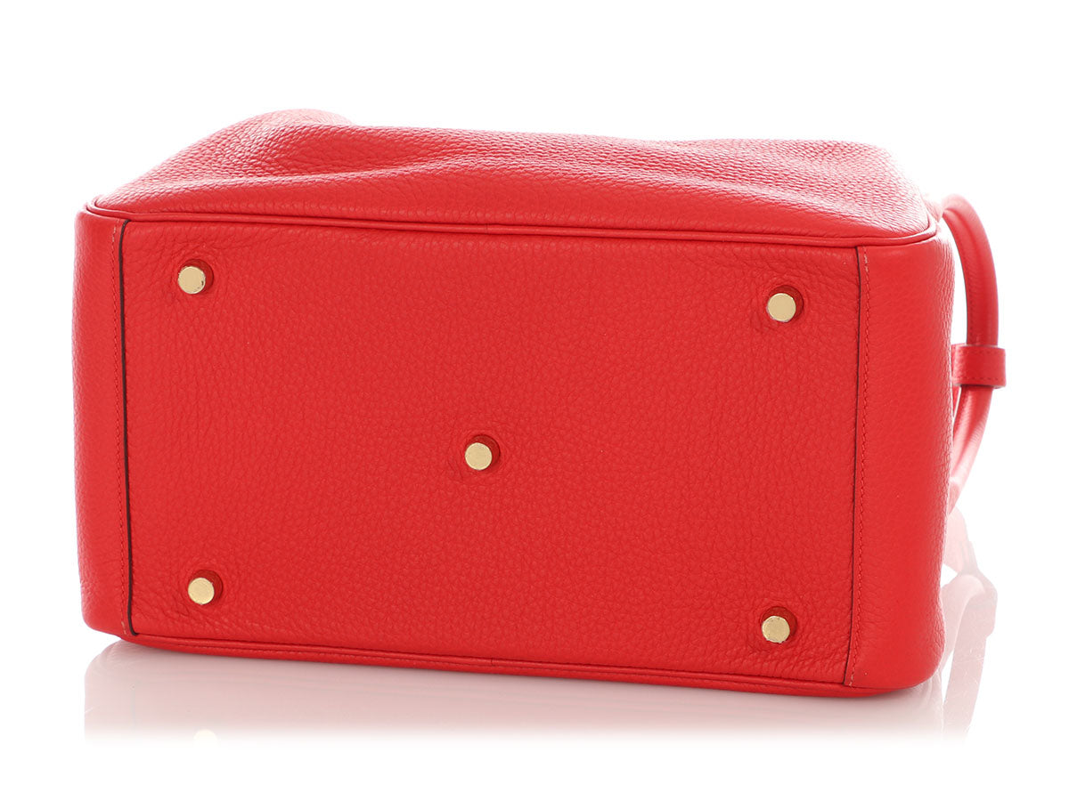 Hermès Rouge de Coeur Clémence Lindy 30 - Image 6