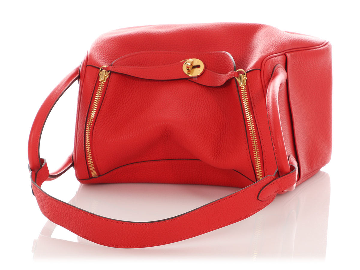 Hermès Rouge de Coeur Clémence Lindy 30 - Image 7