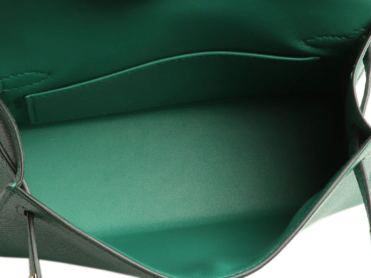 Hermès Mini Vert Vertigo Epsom Kelly 20 - Image 9