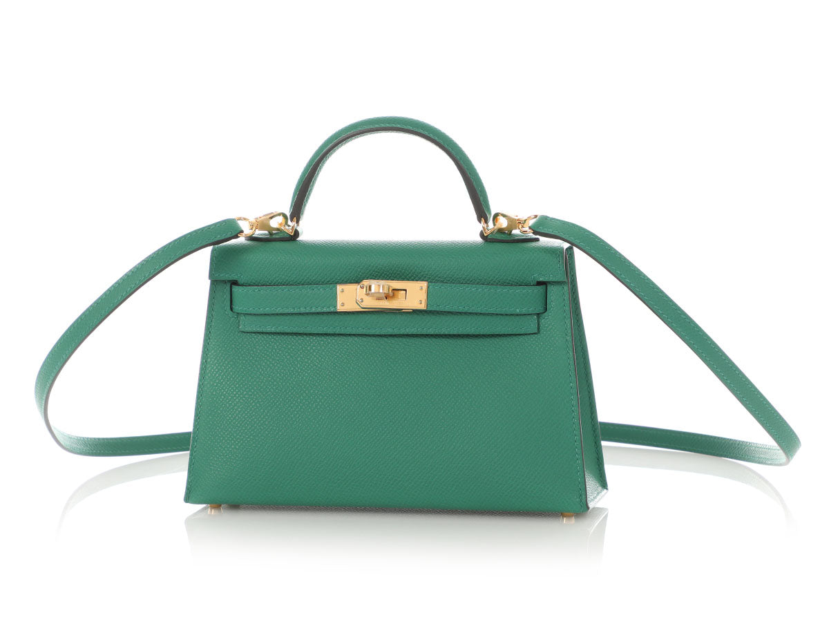 Hermès Mini Vert Vertigo Epsom Kelly 20 - Image 3