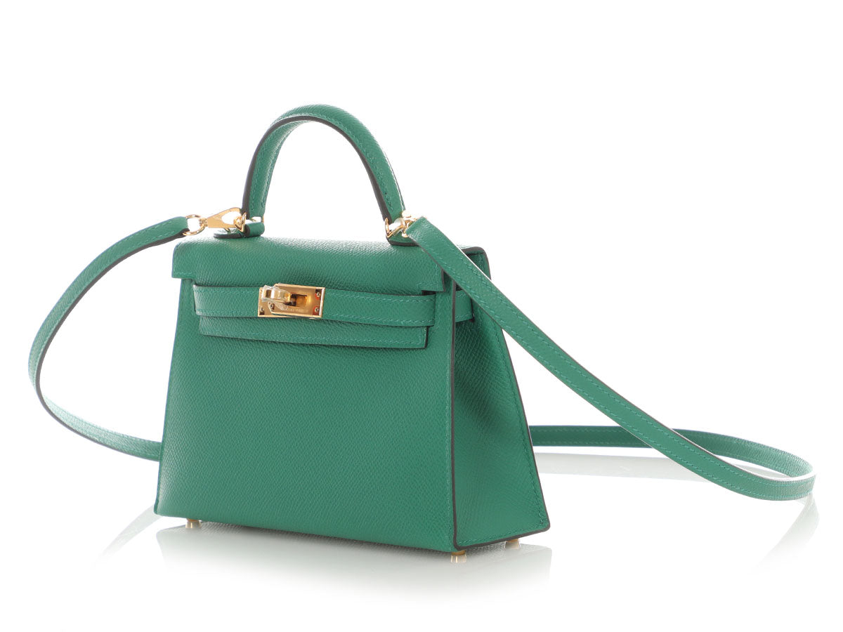 Hermès Mini Vert Vertigo Epsom Kelly 20 - Image 4