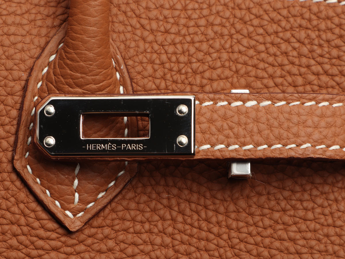 Hermès Gold Togo Birkin 25 - Image 9