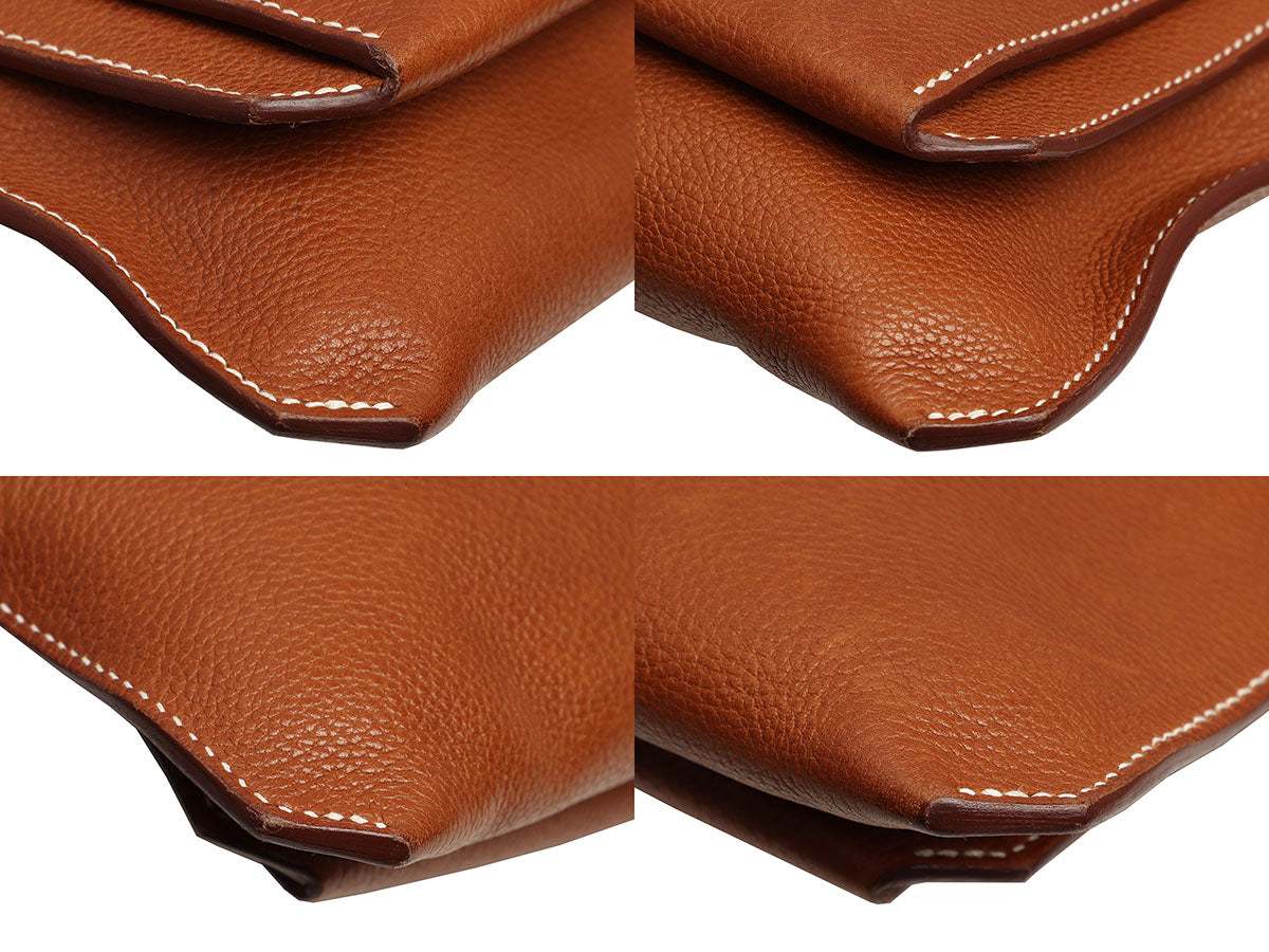Hermès Fauve Barenia Ultrapla GM 34 - Image 9