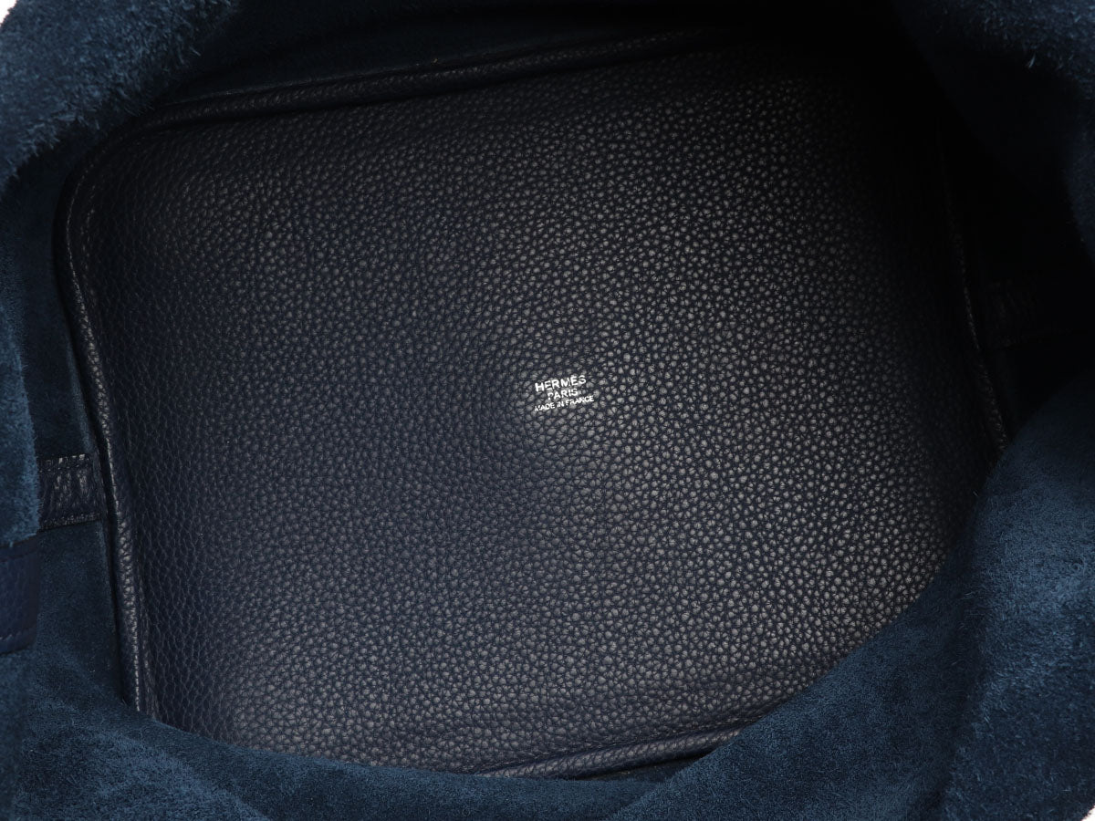 Hermès Bleu Abysse Clémence Picotin GM - Image 8