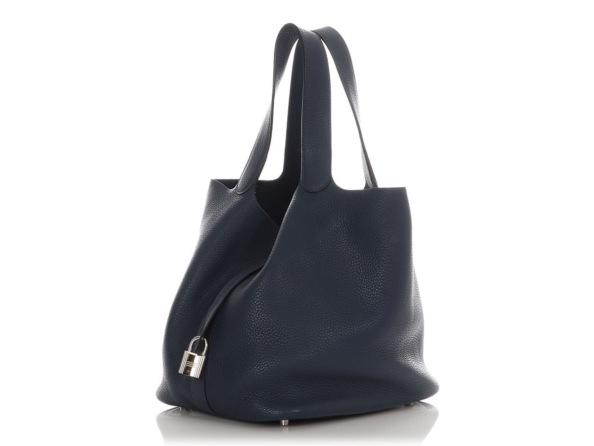 Hermès Bleu Abysse Clémence Picotin GM - Image 5