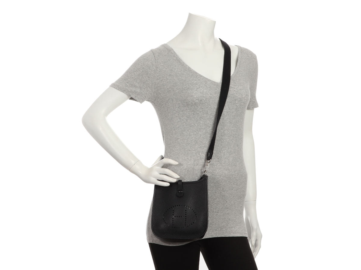 Hermès Black Clémence Evelyne TPM - Image 10