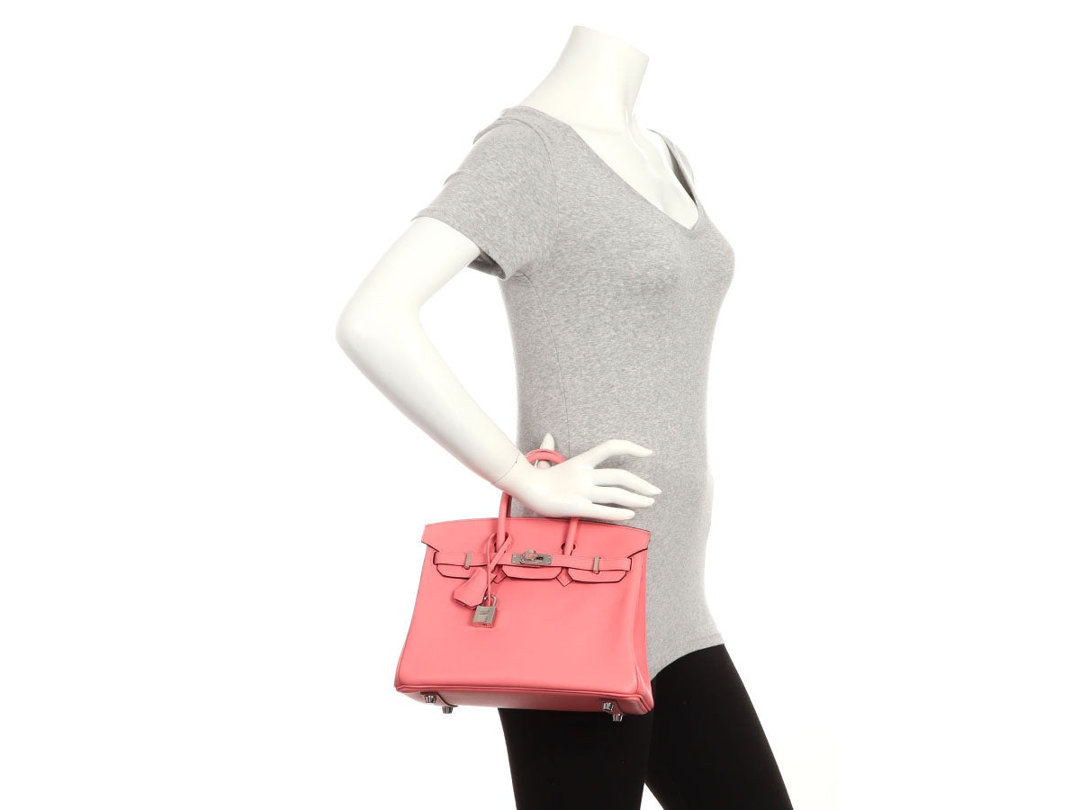 Hermès Rose d'Eté Swift Birkin 25 - Image 11