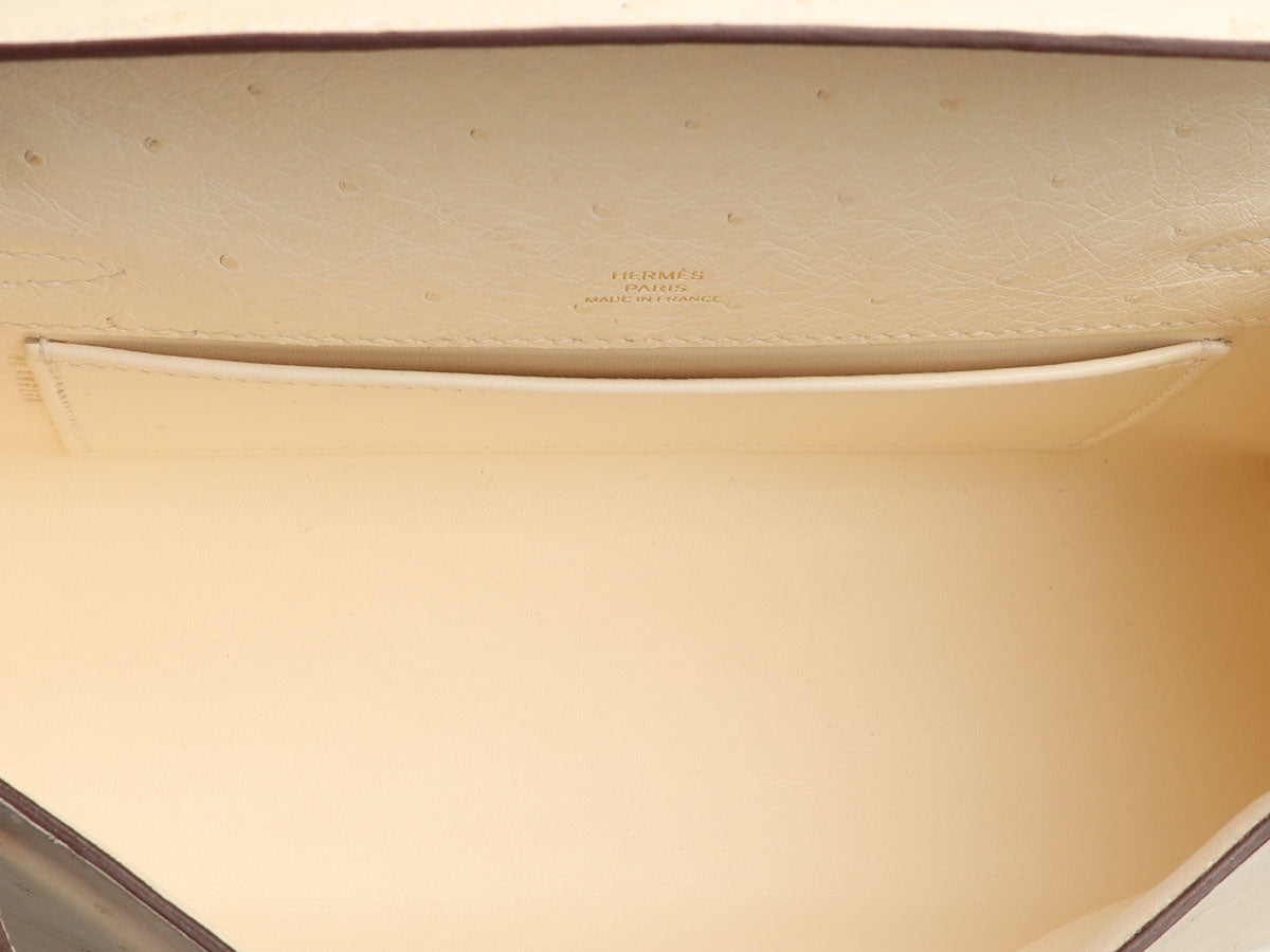 Hermès Nata Ostrich Kelly Pochette - Image 11