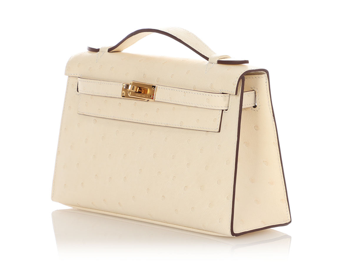 Hermès Nata Ostrich Kelly Pochette - Image 4