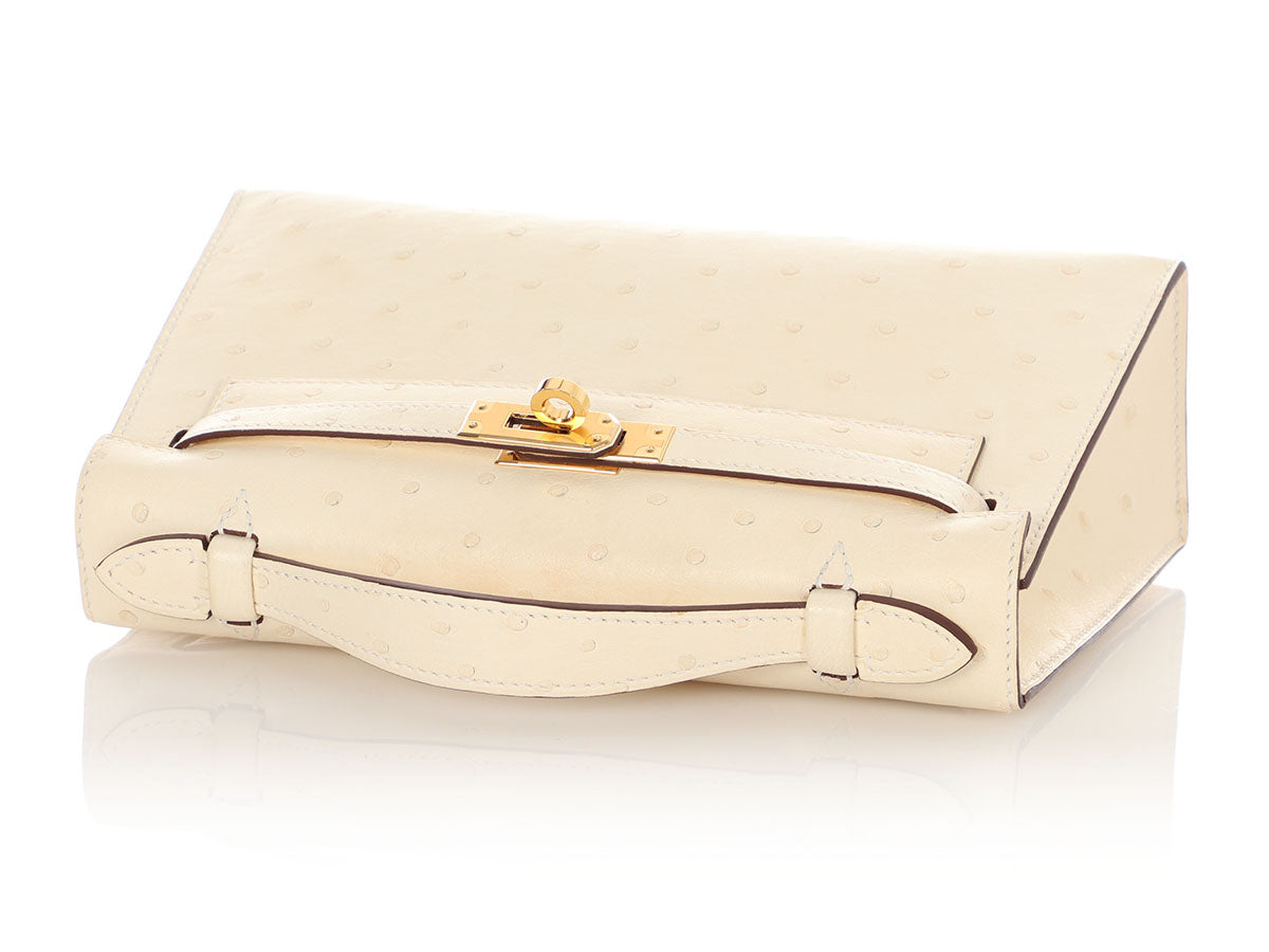 Hermès Nata Ostrich Kelly Pochette - Image 8