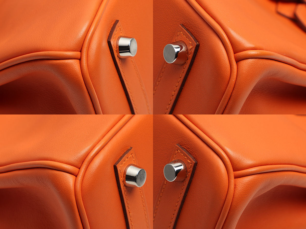 Hermès Orange Swift Birkin 25 - Image 8