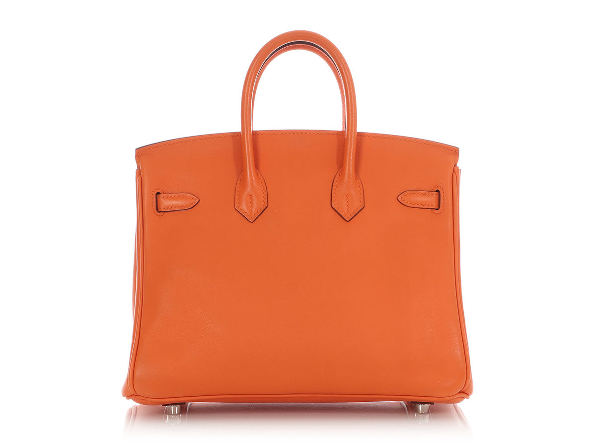 Hermès Orange Swift Birkin 25 - Image 4