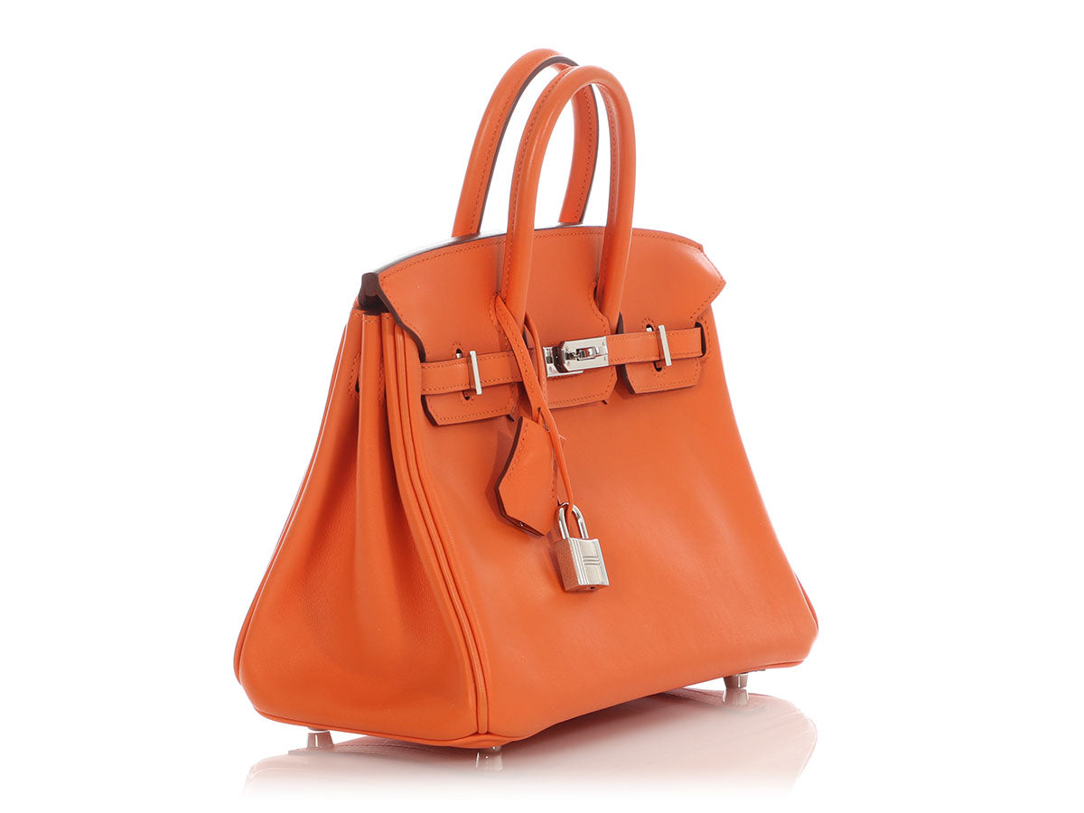 Hermès Orange Swift Birkin 25 - Image 5