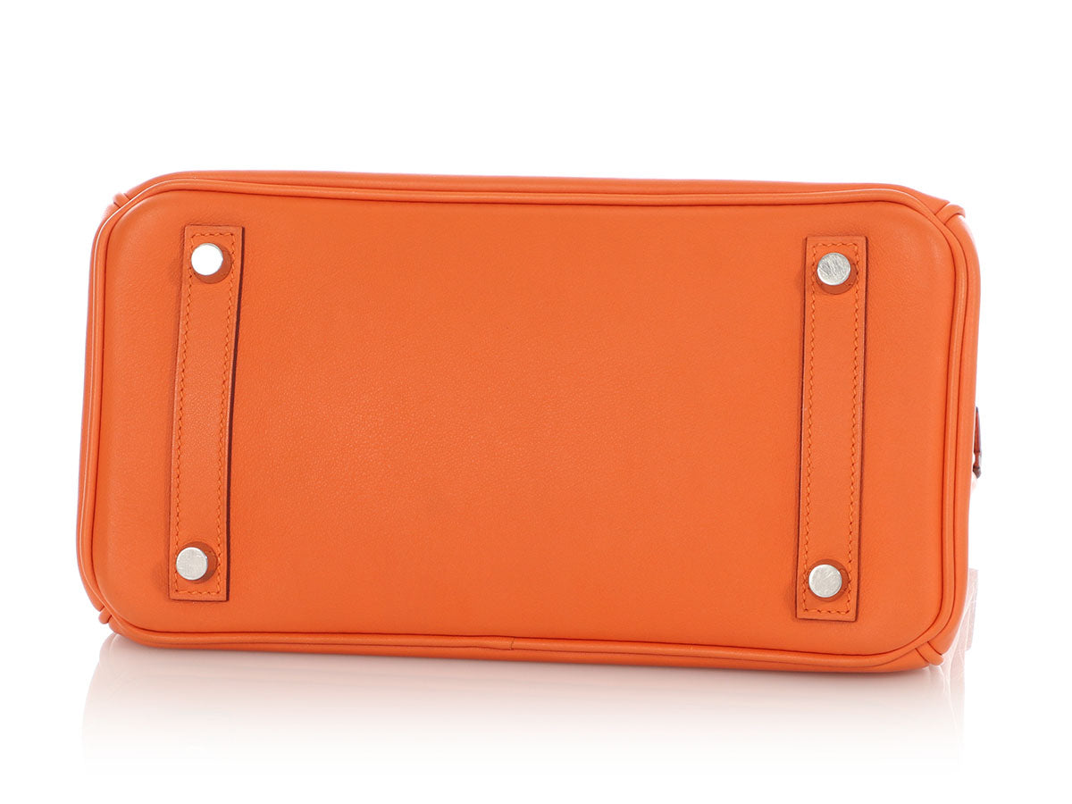 Hermès Orange Swift Birkin 25 - Image 6