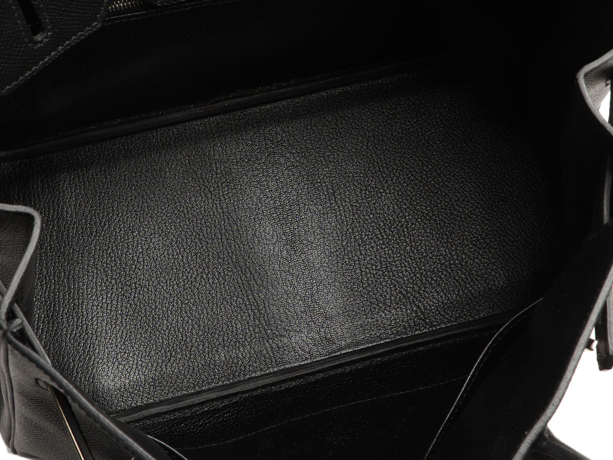 Hermès Black Epsom Birkin 30 - Image 10