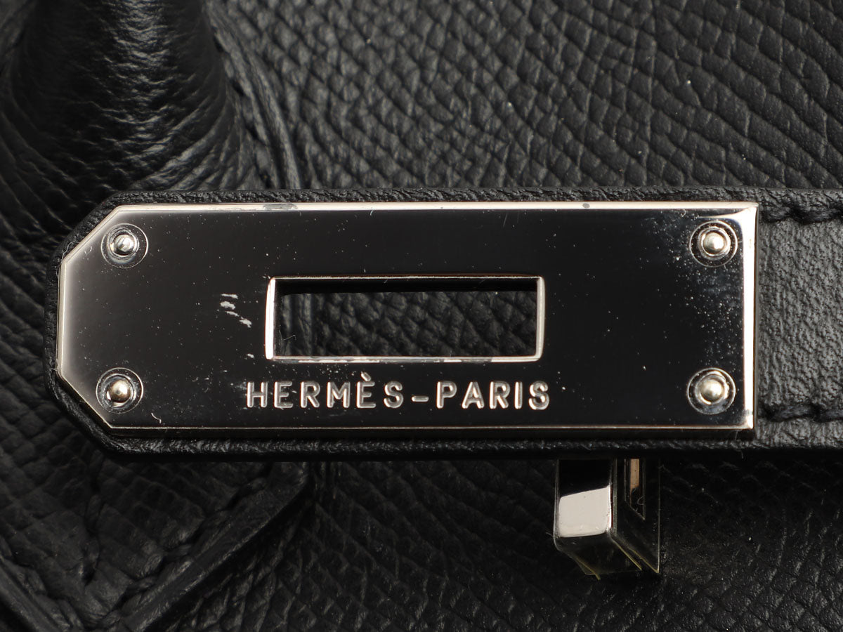 Hermès Black Epsom Birkin 30 - Image 9