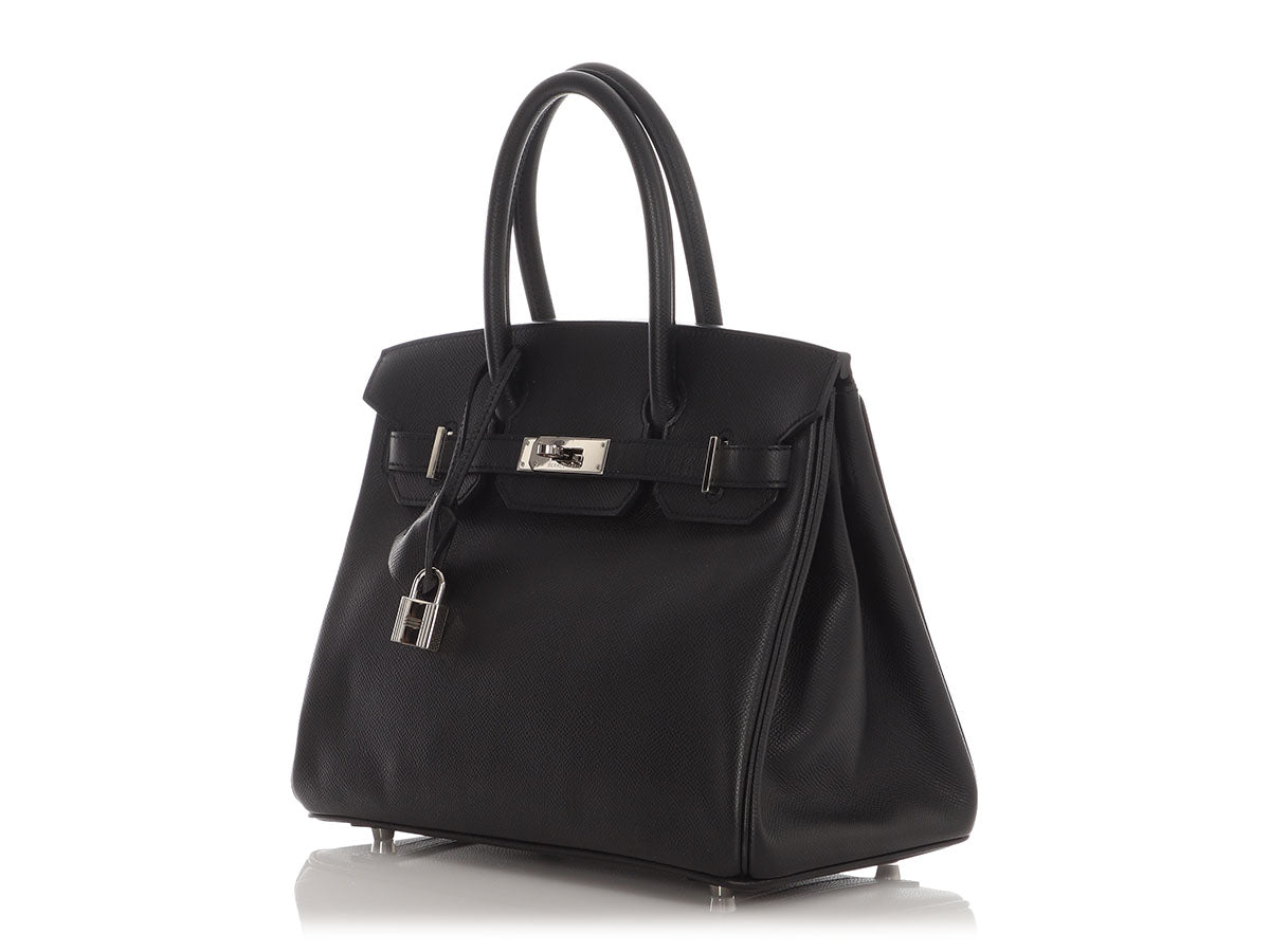 Hermès Black Epsom Birkin 30 - Image 3