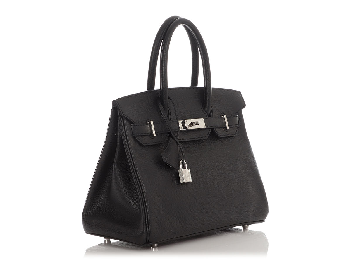 Hermès Black Epsom Birkin 30 - Image 5