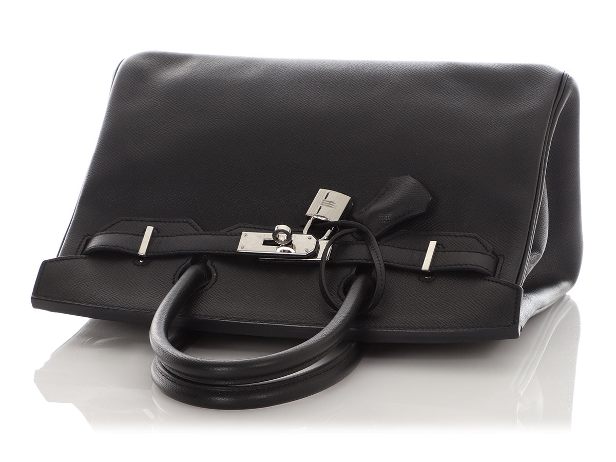 Hermès Black Epsom Birkin 30 - Image 8