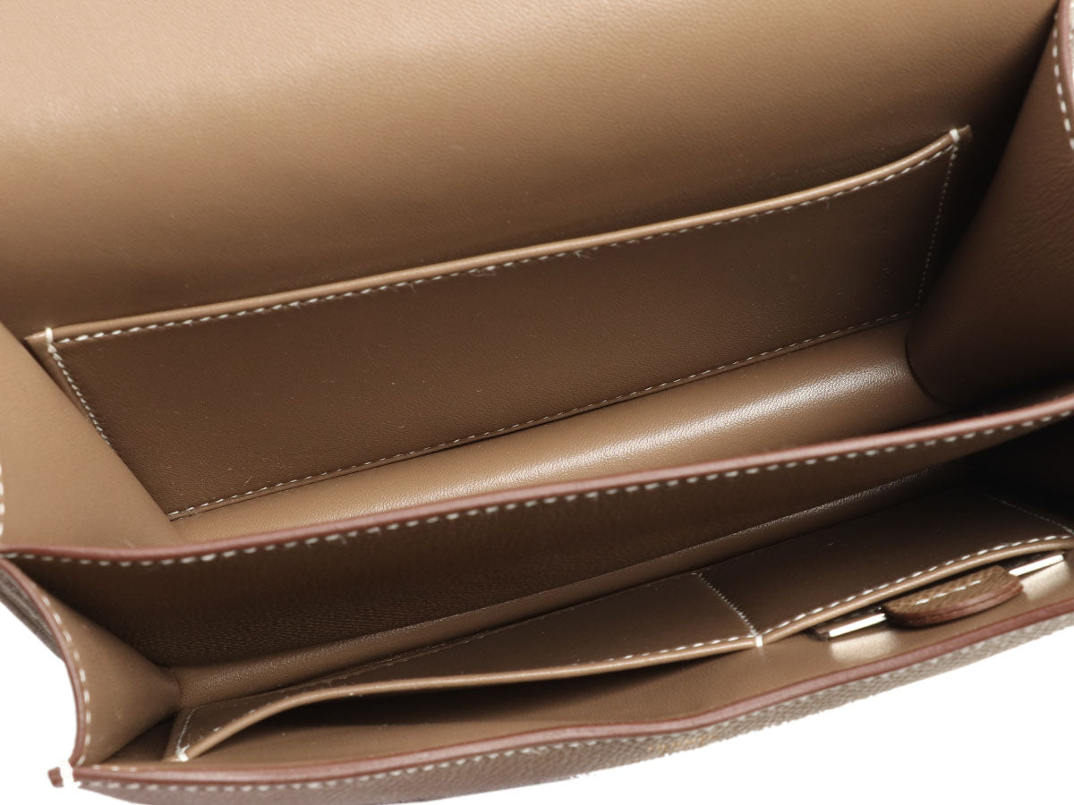 Hermès Etoupe Epsom Constance Mirror 18 - Image 8