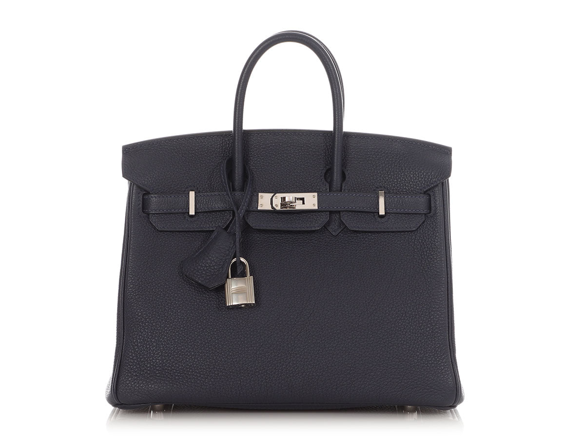 Hermès Bleu Nuit Togo Birkin 25