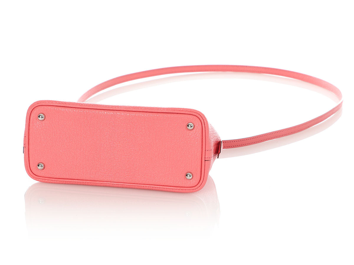 Hermès Mini Chèvre Rose Azalée Bolide 1923 - Image 6