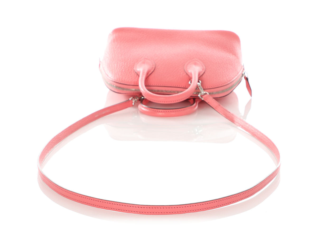 Hermès Mini Chèvre Rose Azalée Bolide 1923 - Image 7