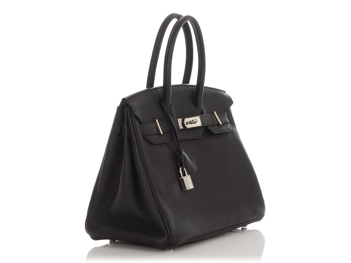 Hermès Black Togo Birkin 30 - Image 5