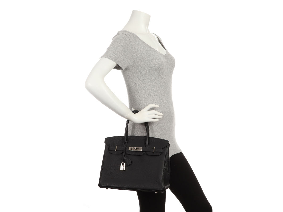 Hermès Black Togo Birkin 30 - Image 11