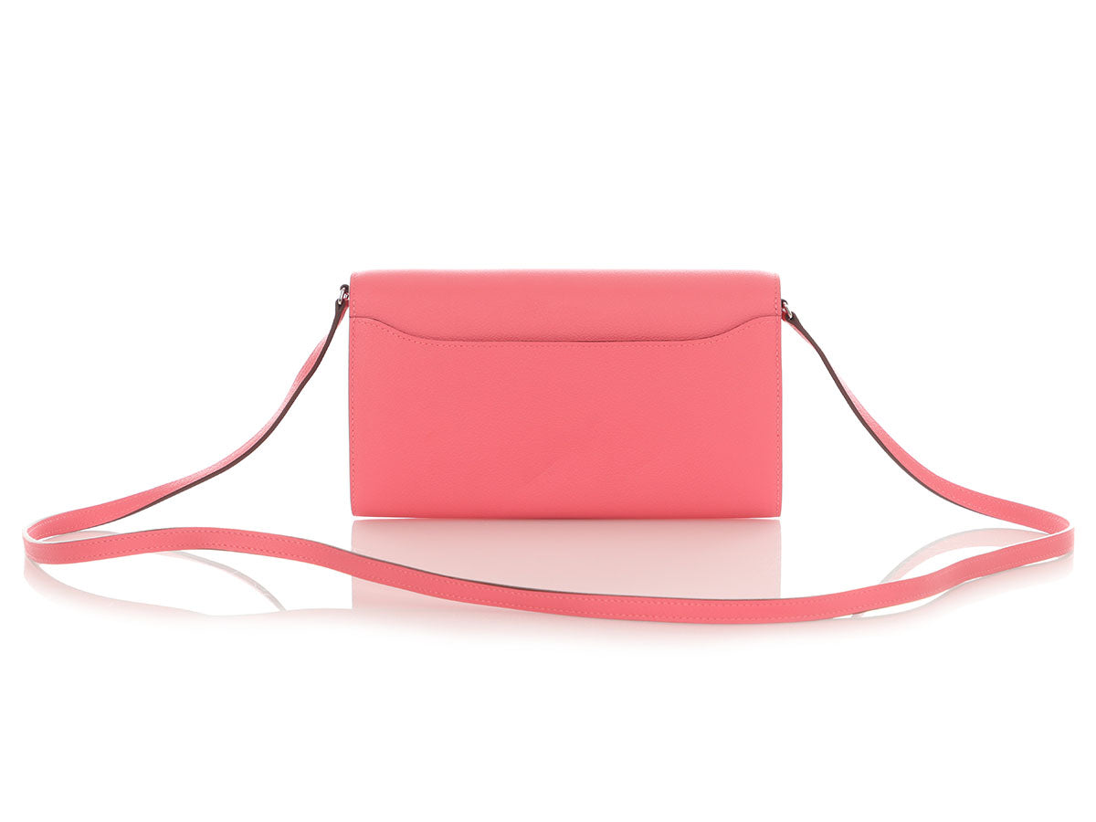 Hermès Rose Azalée Chèvre Constance to Go - Image 4