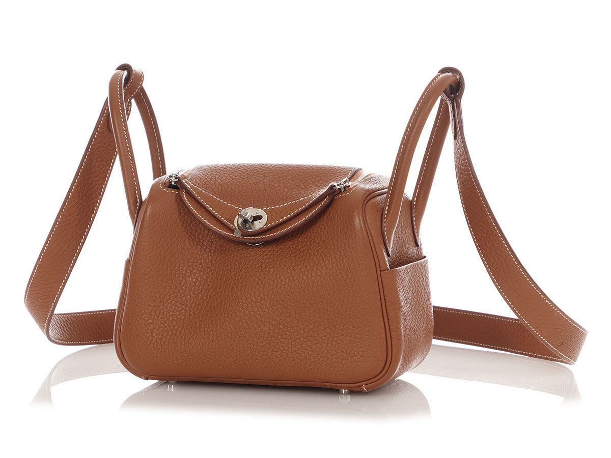 Hermès Mini Gold Clémence Lindy 20 - Image 3