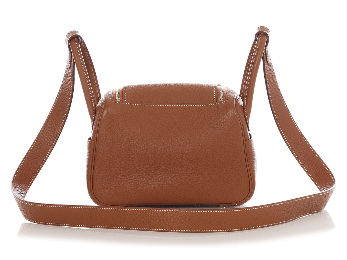 Hermès Mini Gold Clémence Lindy 20 - Image 5