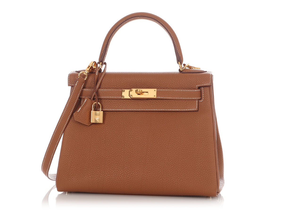 Hermès Gold Togo Kelly 28 - Image 2