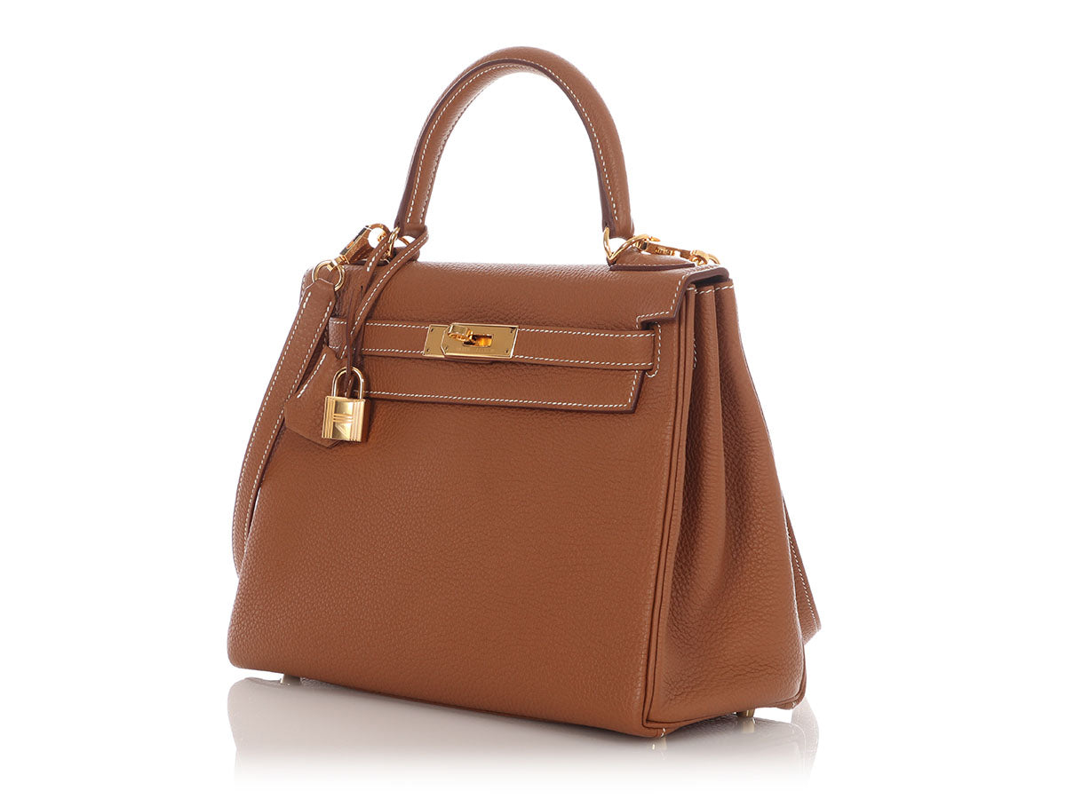 Hermès Gold Togo Kelly 28 - Image 3