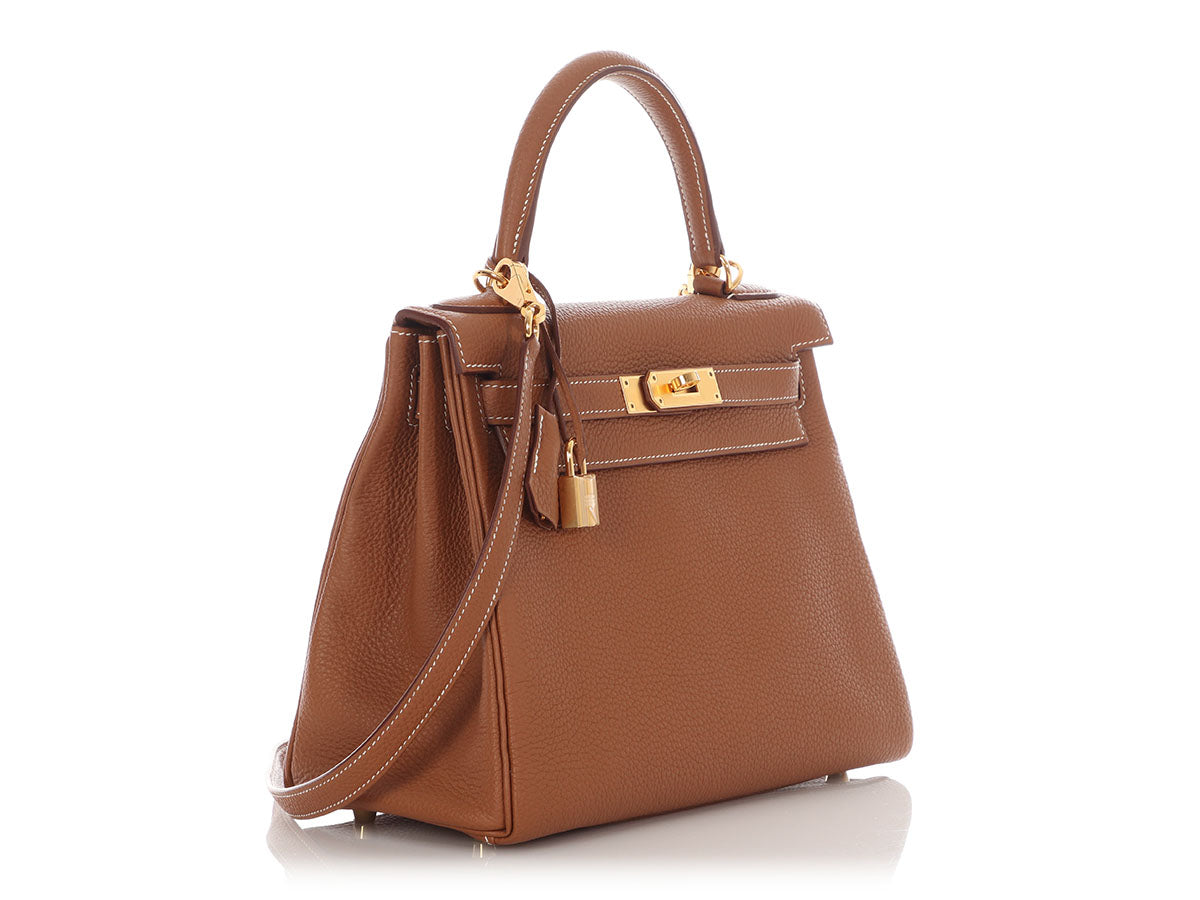 Hermès Gold Togo Kelly 28 - Image 5