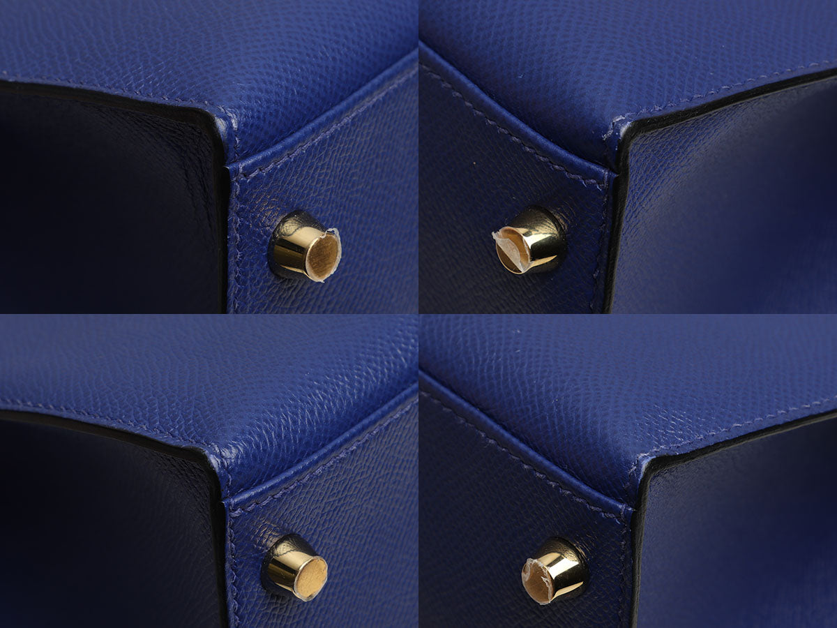 Hermès Bleu Electrique Epsom Kelly 28 - Image 10