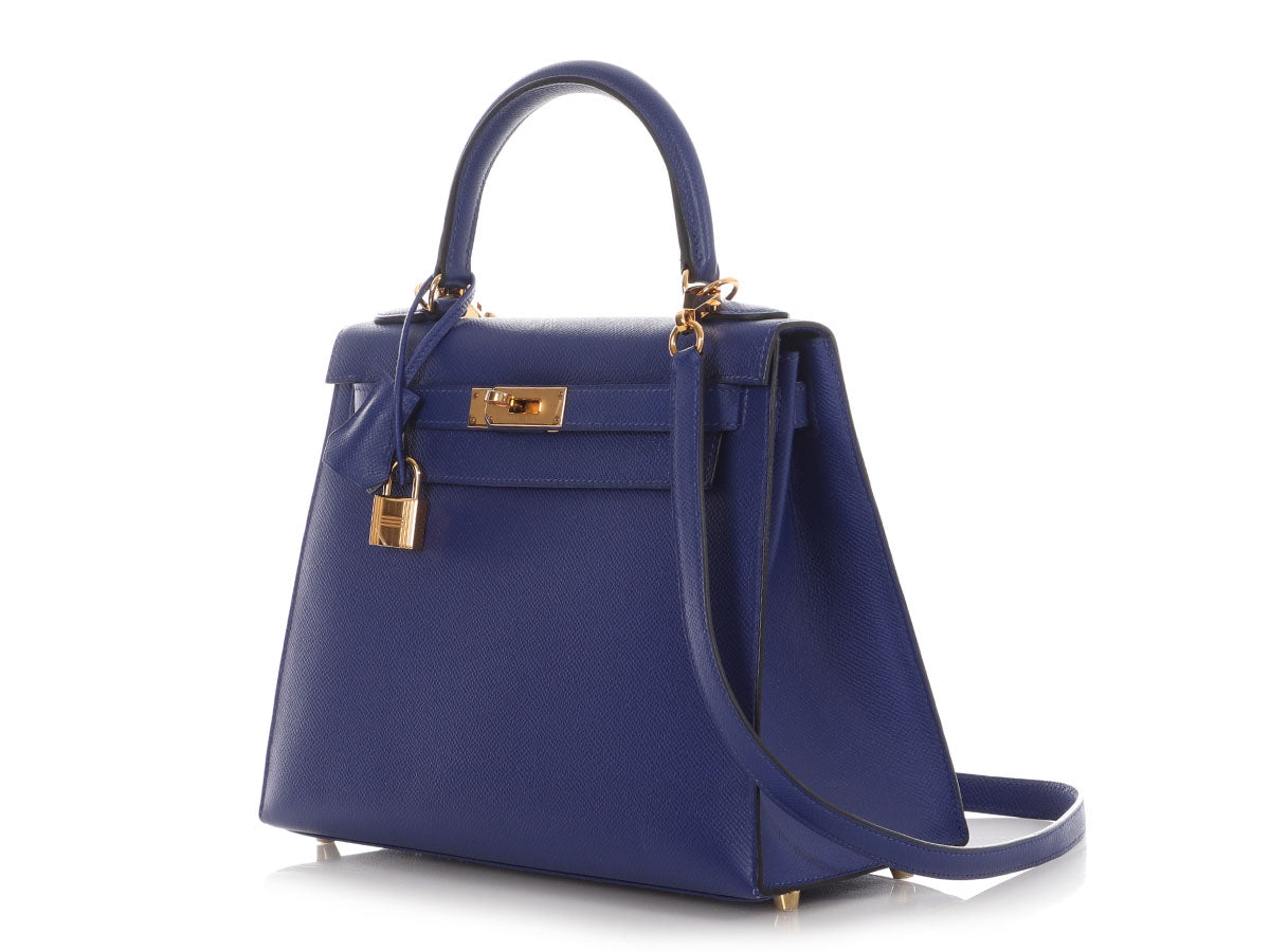 Hermès Bleu Electrique Epsom Kelly 28 - Image 3