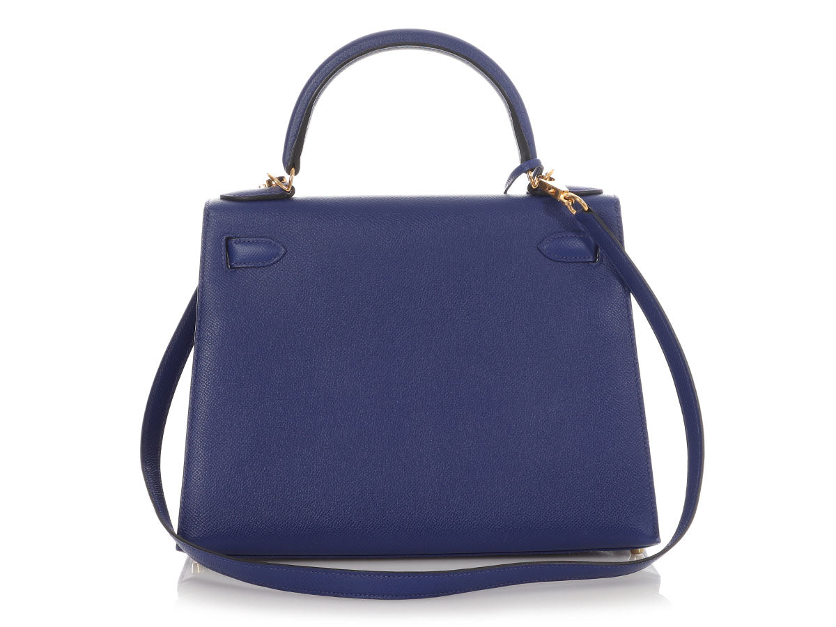 Hermès Bleu Electrique Epsom Kelly 28 - Image 4
